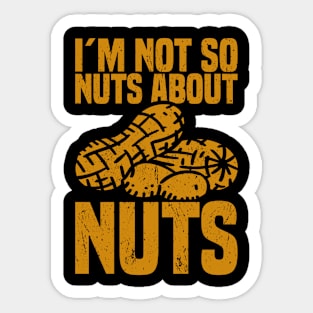 Peanut Allergy Nut Allergy Sticker